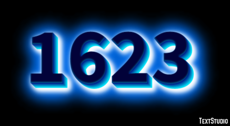 1623 Tekst Effect