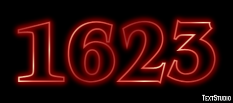 1623 Эффект текста