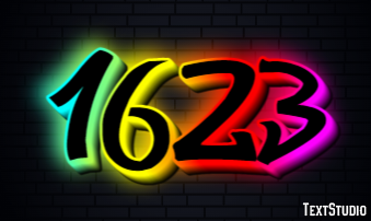 1623 Эффект текста