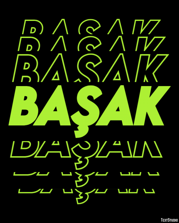 Başak Efeito de texto