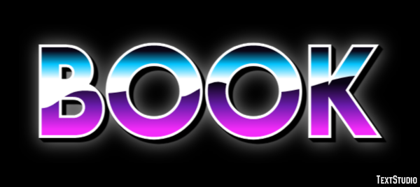 Book Text Effect