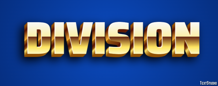 Division Effetto testo
