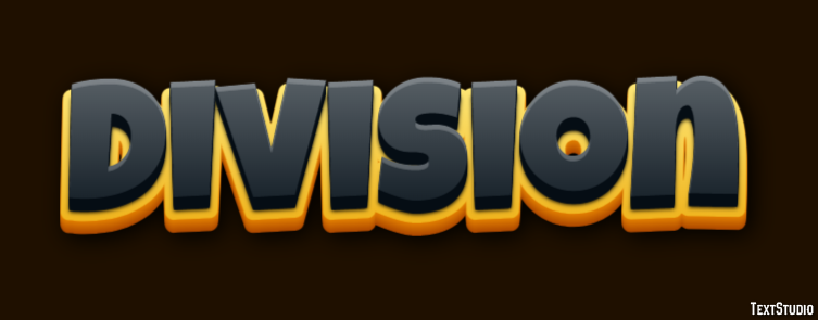 Division Effetto testo