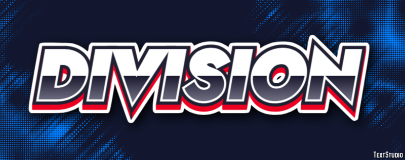 Division Text Effect