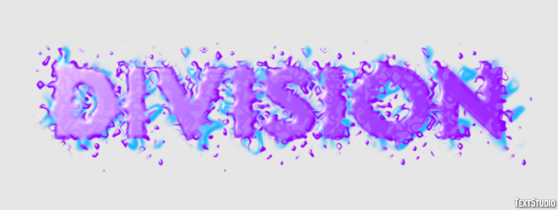 Division Text Effect