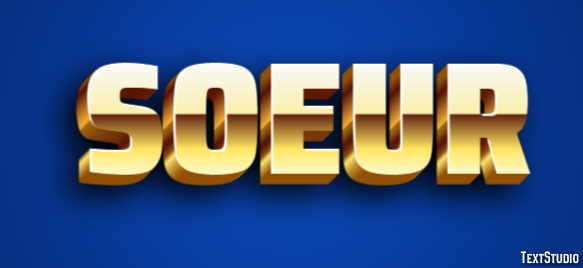 Soeur Texteffekt