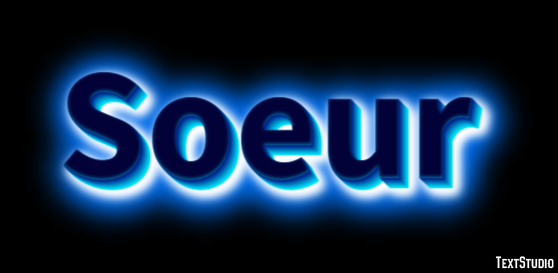 Soeur Texteffekt