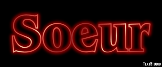 Soeur Texteffekt