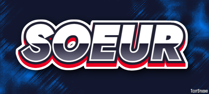 Soeur Texteffekt