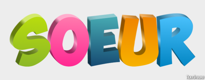 Soeur Text Effect