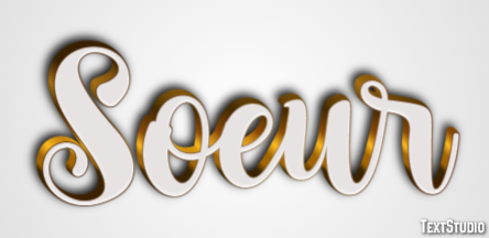 Soeur Text Effect