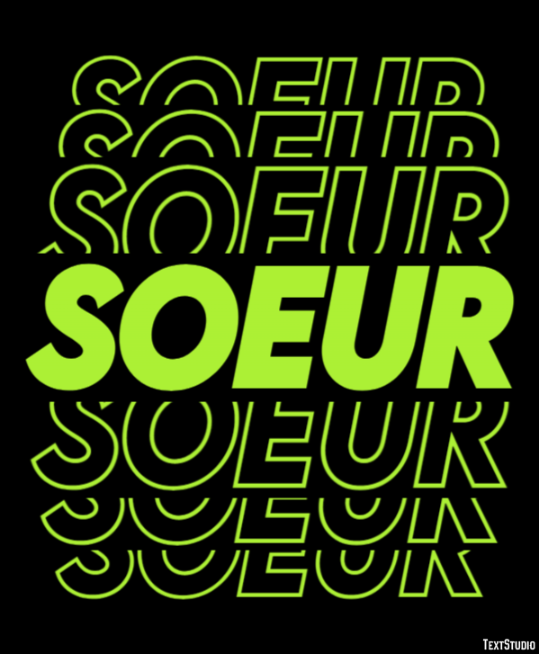 Soeur Texteffekt