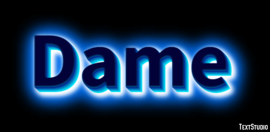 Dame Text Effect