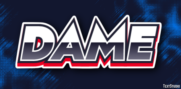 Dame Text Effect