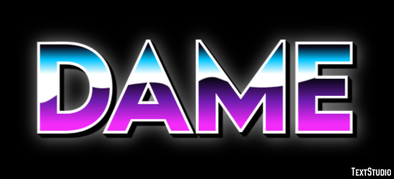 Dame Text Effect