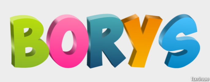 Borys Efekt tekstowy