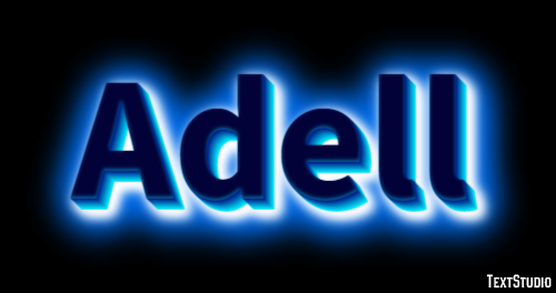 Adell Text effect