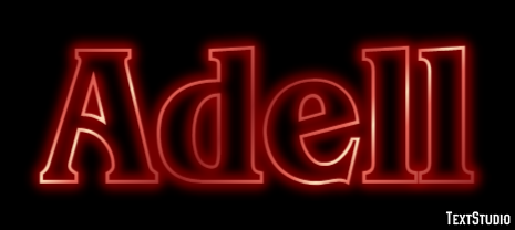 Adell Text effect