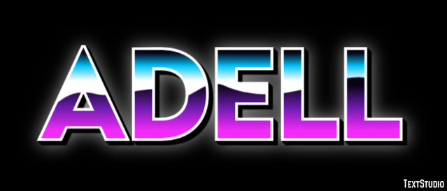 Adell Text effect