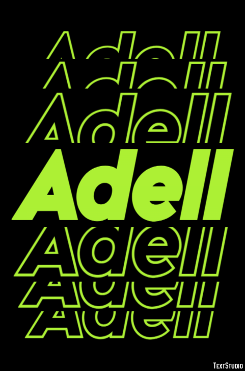Adell Text Effect