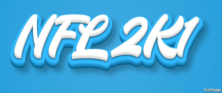 NFL 2K1 Text Effect