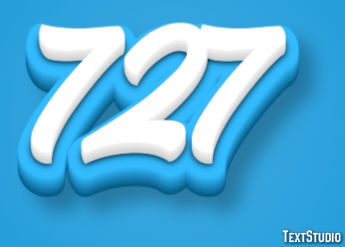 727 Text Effect
