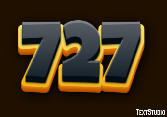 727 Text Effect