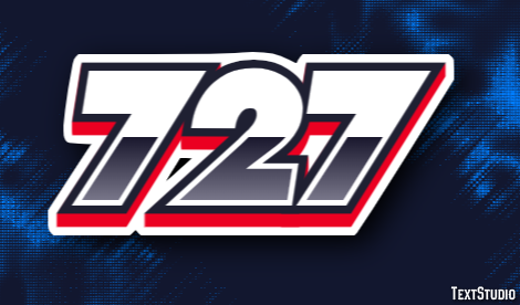 727 Efekt tekstowy