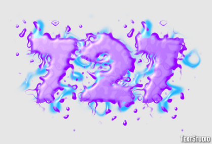 727 Text Effect