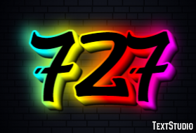 727 Text Effect