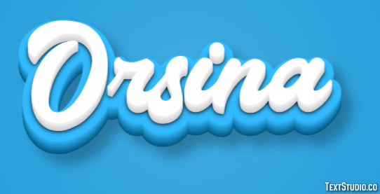 Orsina Effetto testo