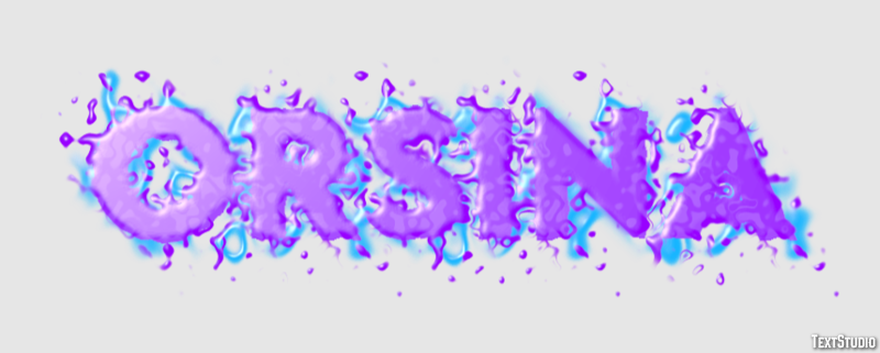 Orsina Texteffekt