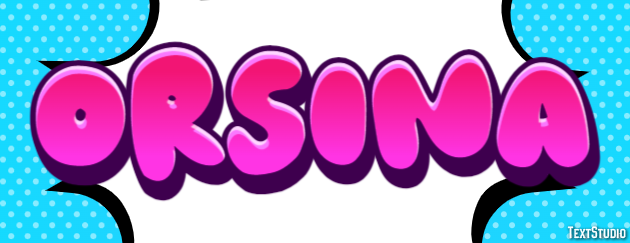 Orsina Texteffekt