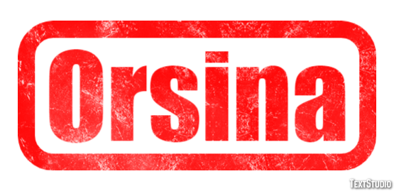 Orsina Effetto testo