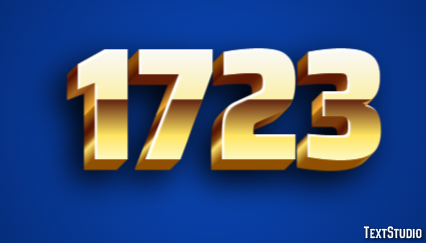 1723 Text Effect