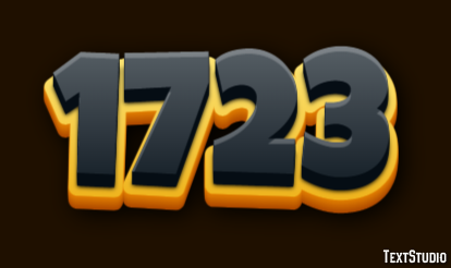 1723 Text Effect