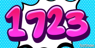 1723 Text Effect