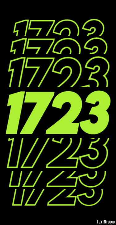 1723 Text Effect
