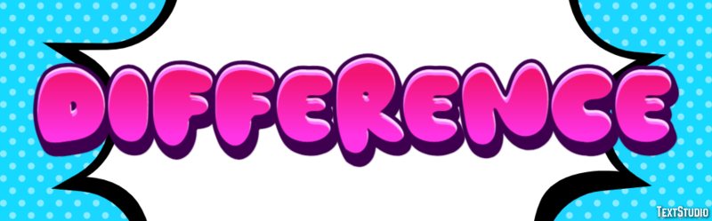 Difference Efecto de Texto