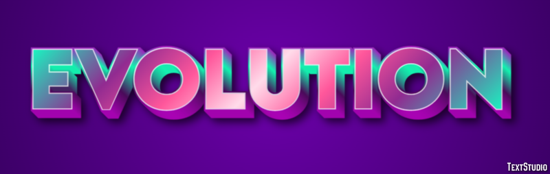 Evolution Text Effect