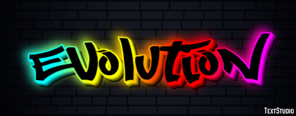 Evolution Text Effect