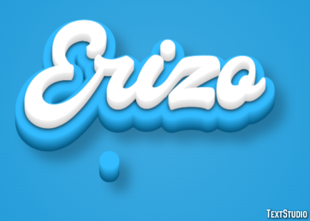 Erizo Texteffekt