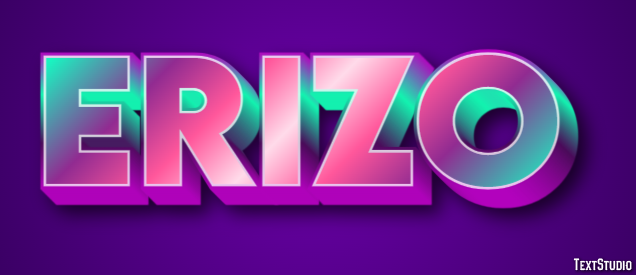 Erizo Texteffekt