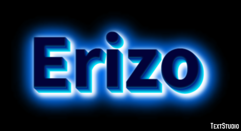 Erizo Texteffekt