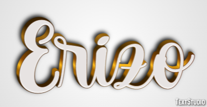 Erizo Texteffekt