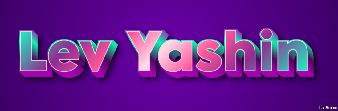 Lev Yashin Text Effect