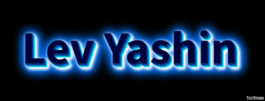 Lev Yashin Text Effect
