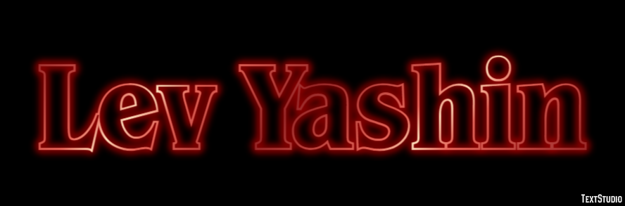 Lev Yashin Text Effect