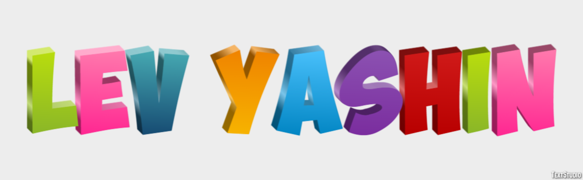 Lev Yashin Text Effect