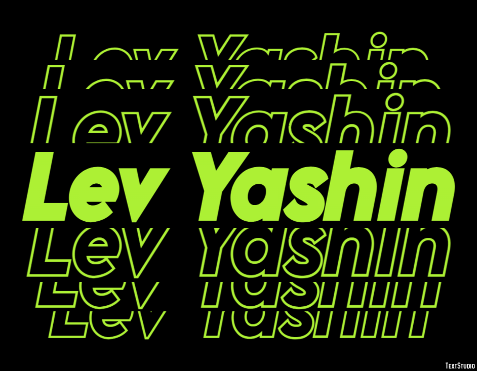 Lev Yashin Efecto de Texto